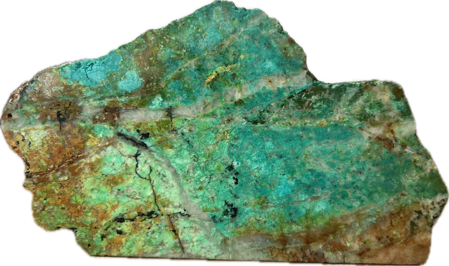 chr-nv-001 Chrysocolla Slab