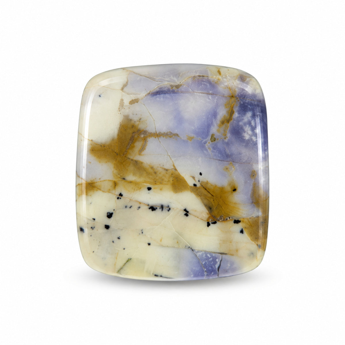 E11 Tiffany Stone Cabochon on a white studio background
