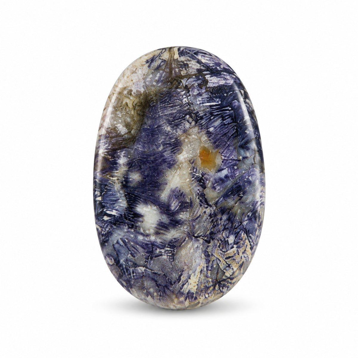 E5 Tiffany Stone Cabochon on a white studio background
