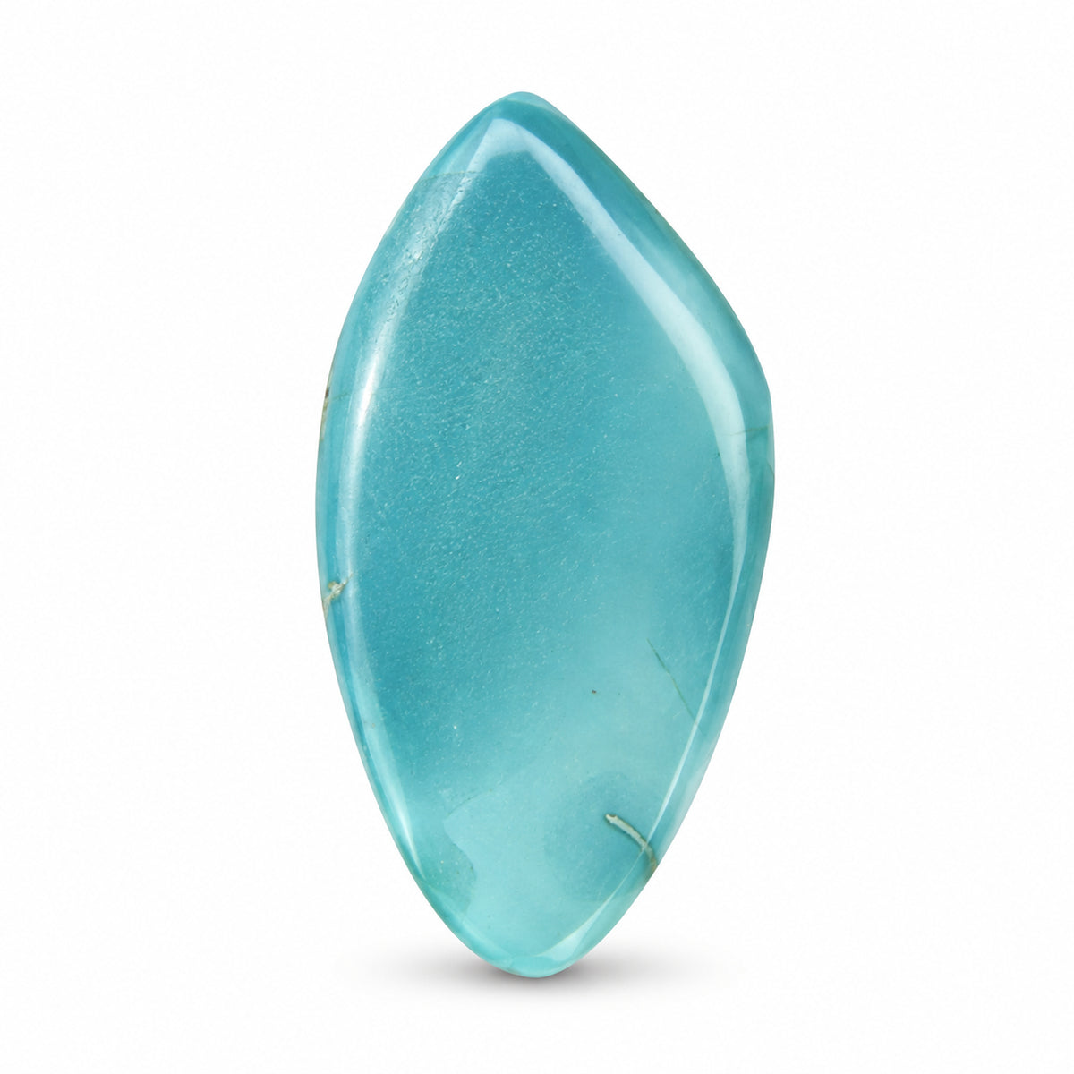 G8 Royston Turquoise Cabochon on a white studio background
