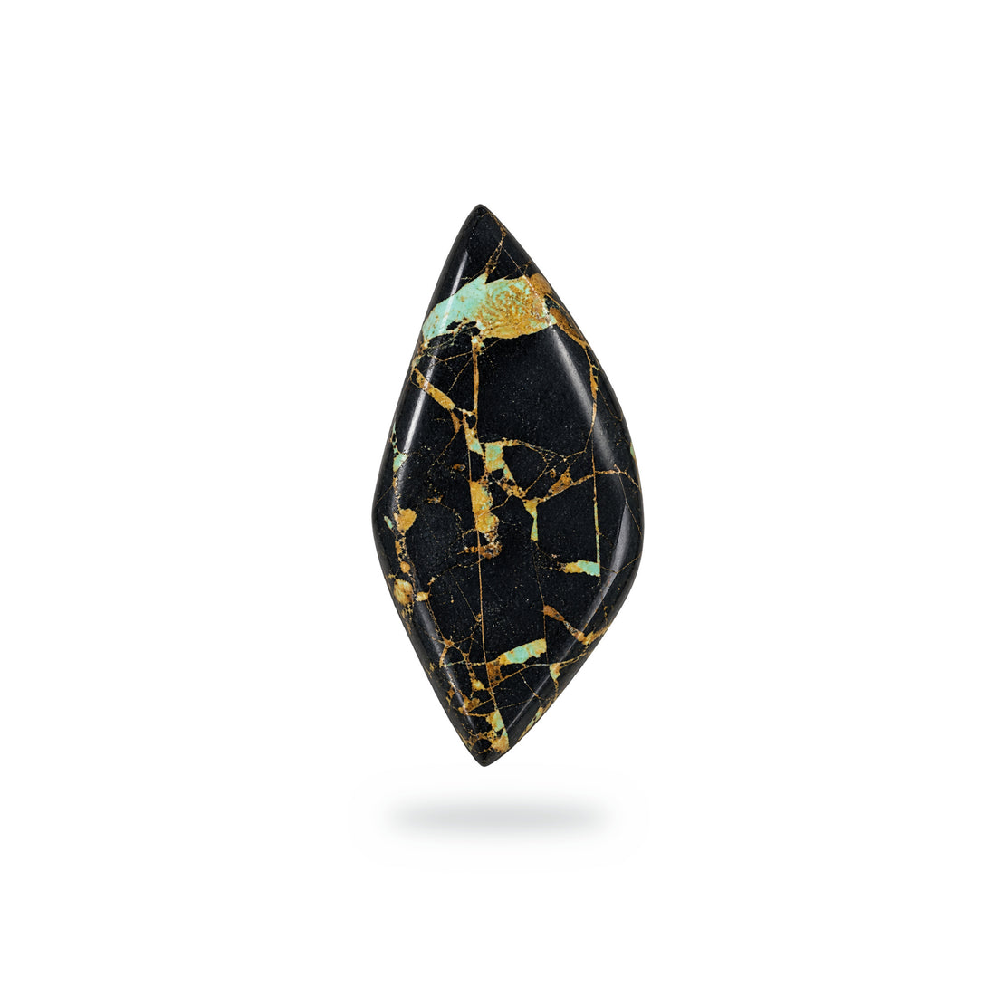H15 Black Jack Turquoise Cabochon