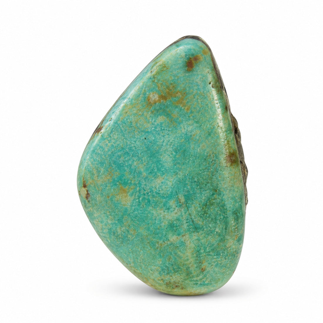I13 Royston Turquoise Cabochon on a white studio background