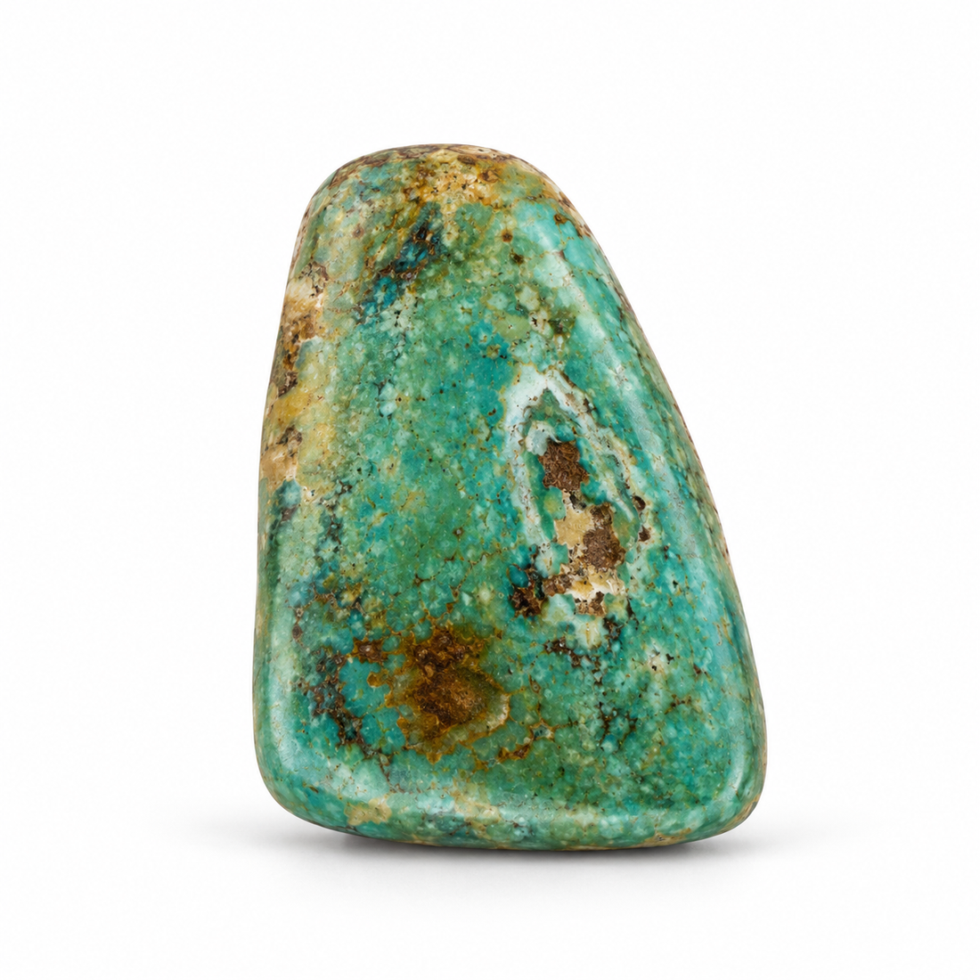 Royston Turquoise cabochon B1.0, batch September 24, 2026, front view