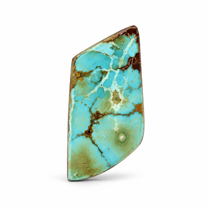 Royston Turquoise cabochon B12.0, batch September 24, 2026, front view