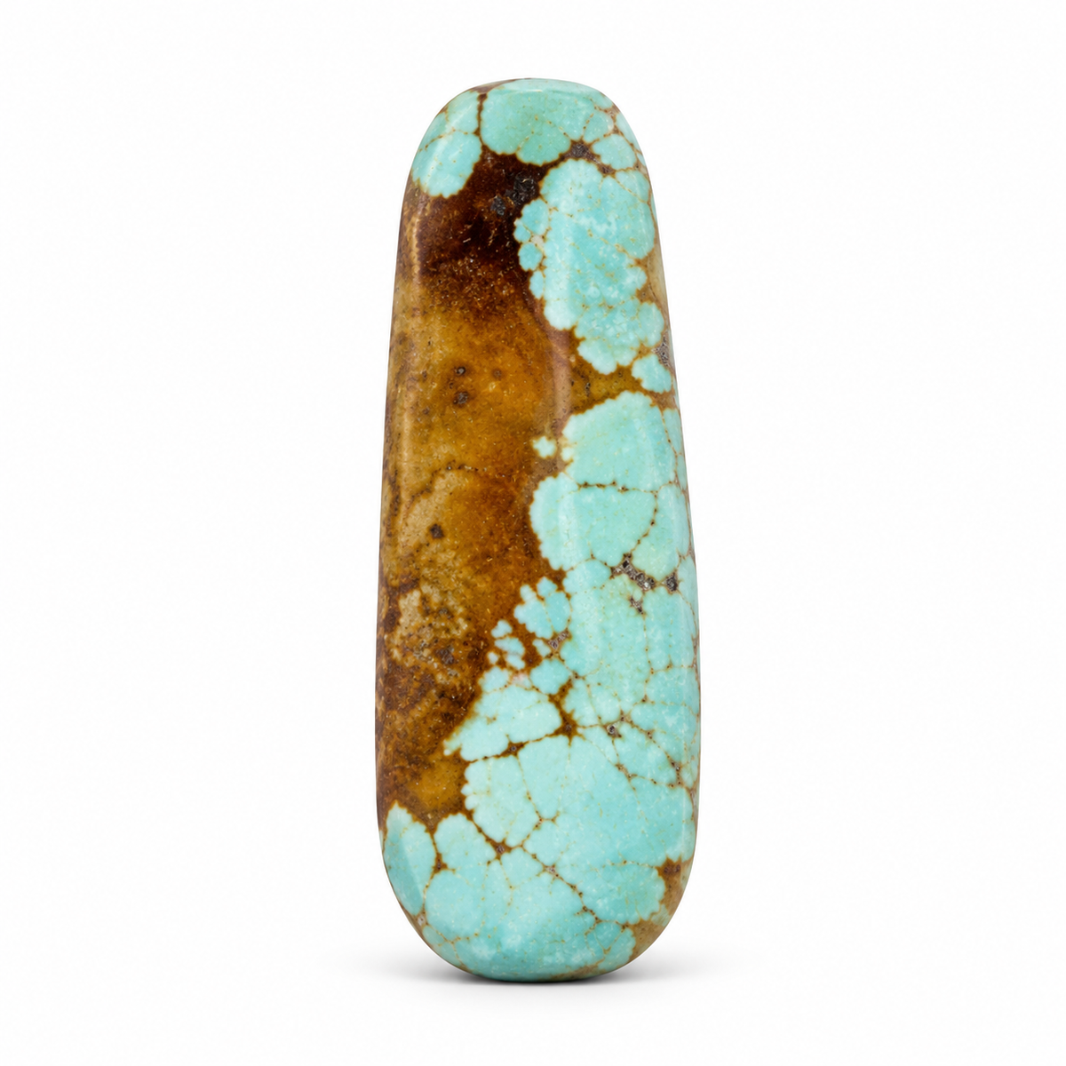 Royston Turquoise cabochon B3.0, batch September 24, 2026, front view