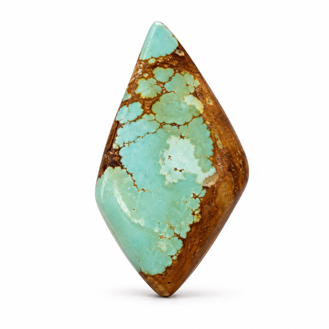 Royston Turquoise cabochon K5.0, batch September 24, 2026, front view