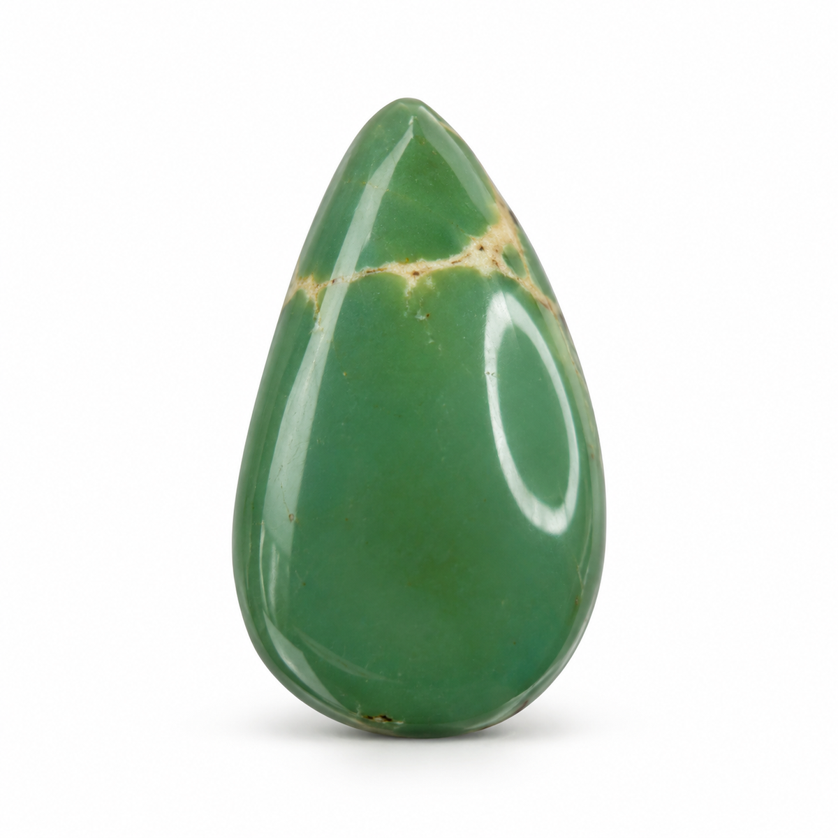 L12.0 Royston Turquoise cabochon, studio image, September 24, 2026