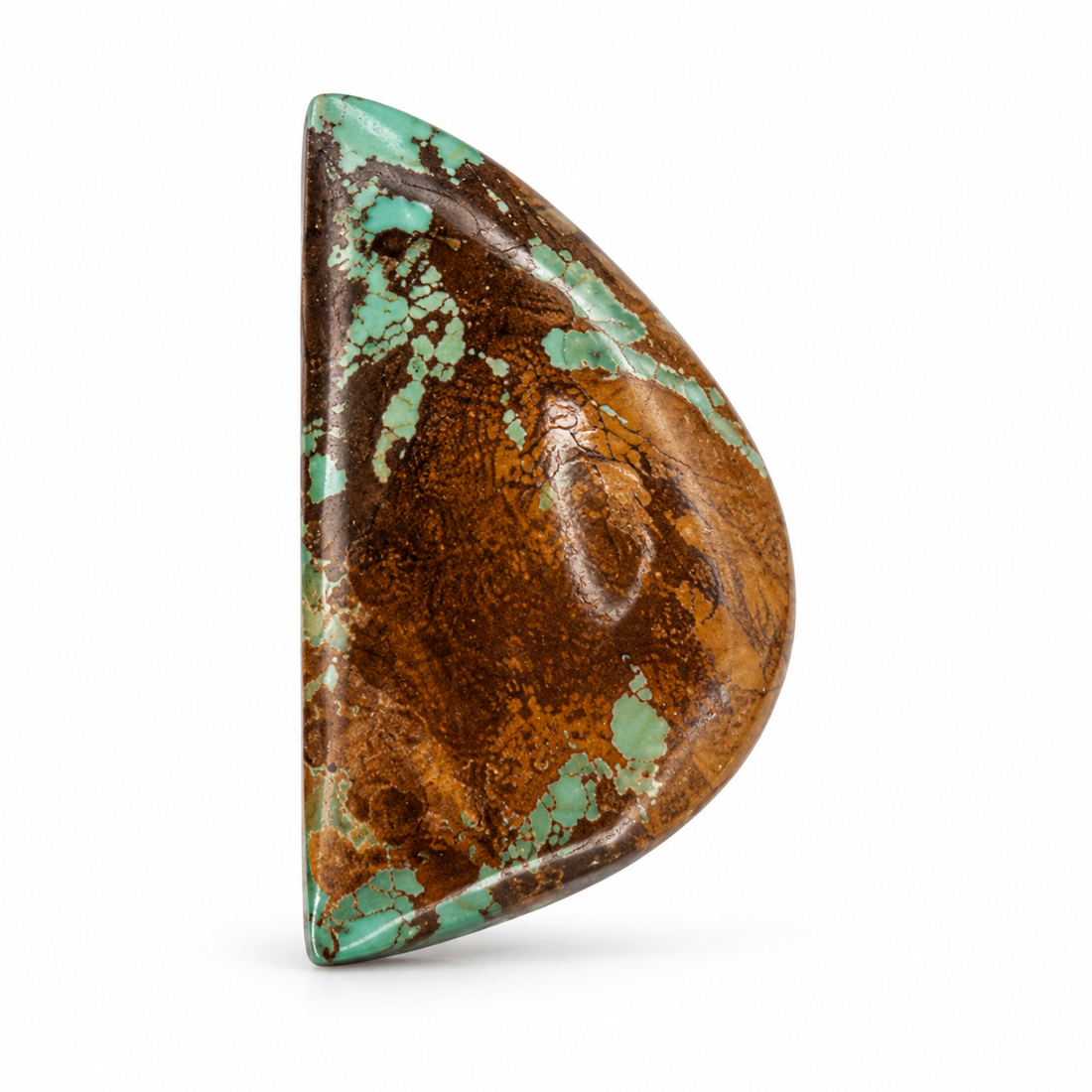 L8.0 Royston Turquoise cabochon, studio image, September 24, 2026